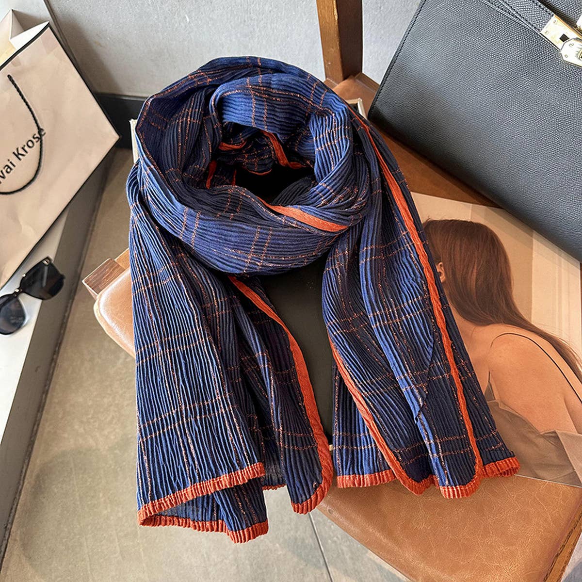 2024 New Solid Colo Versatile Scarf_Cwasc1415