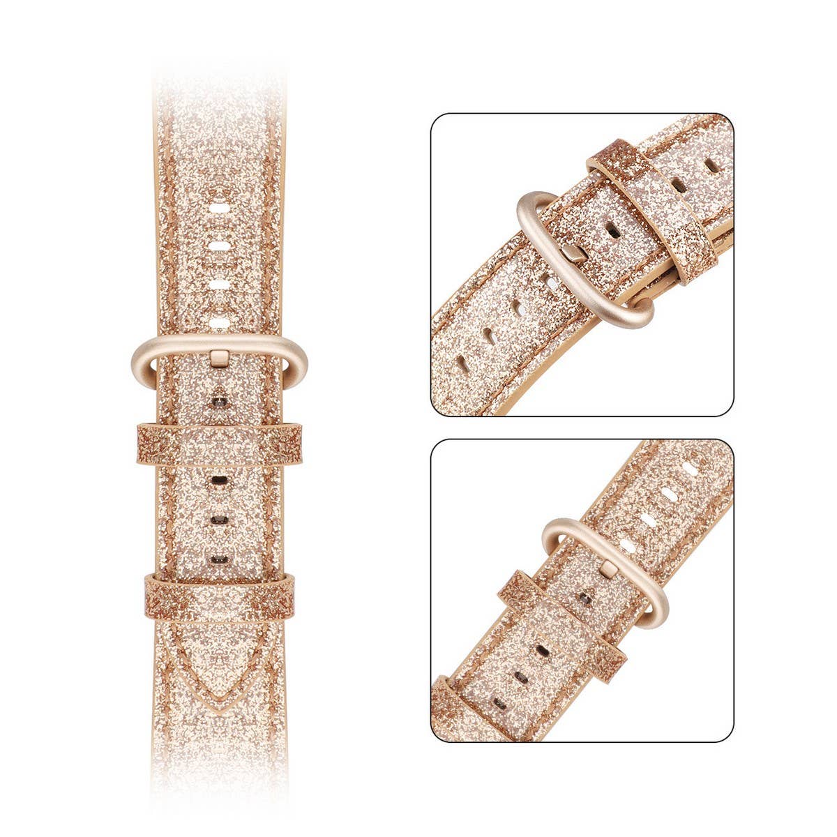 APPLE WATCH IWATCH GLITTER CLASSIC BUCKLE STRAP_CWWW0082