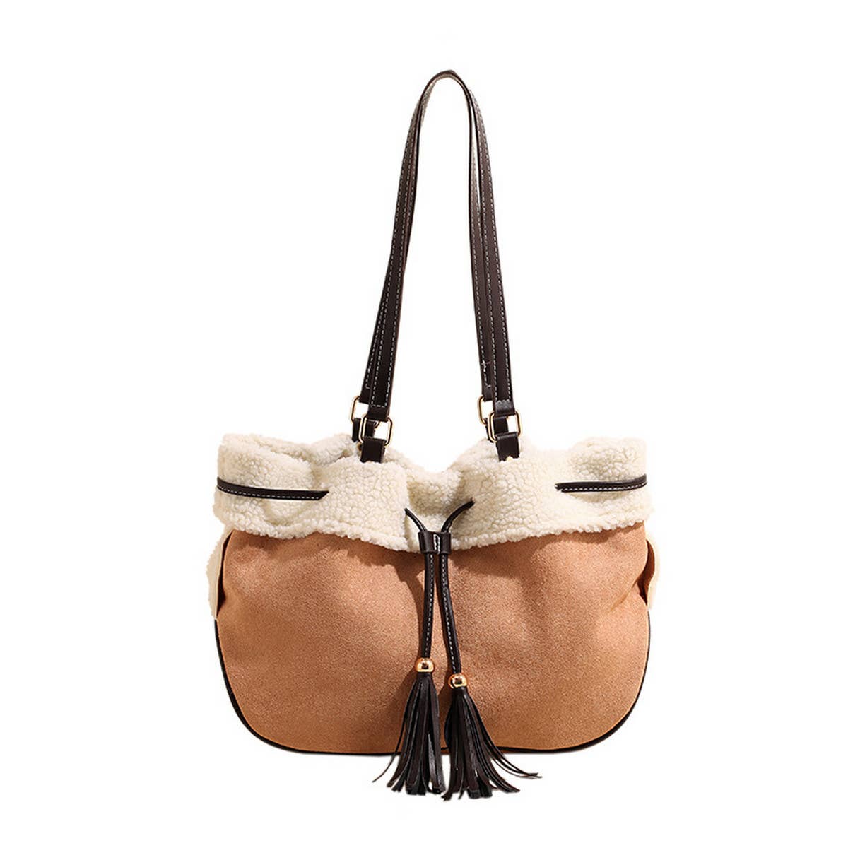 Retro Stitching Large Capacity Tote Bag_Cwab1575