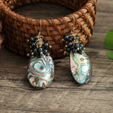 HIGH END COLORFUL ABALONE SHELL EARRINGS_CWMM4279