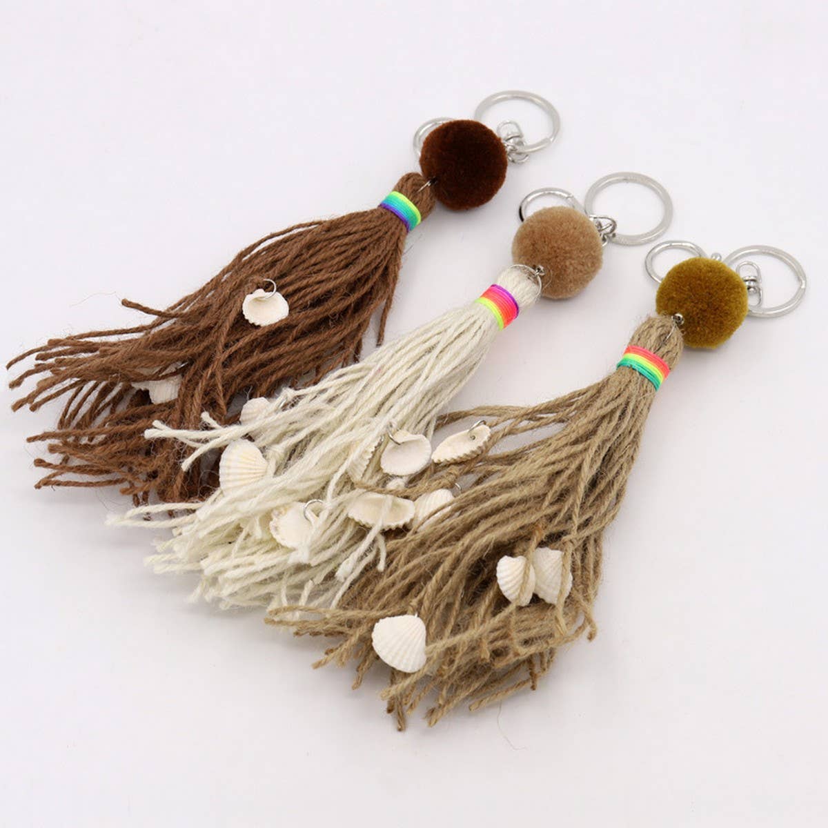 NEW ARRIVAL BOHEMIAN LARGE TASSEL KEYCHAIN PENDANT_CWMM3550