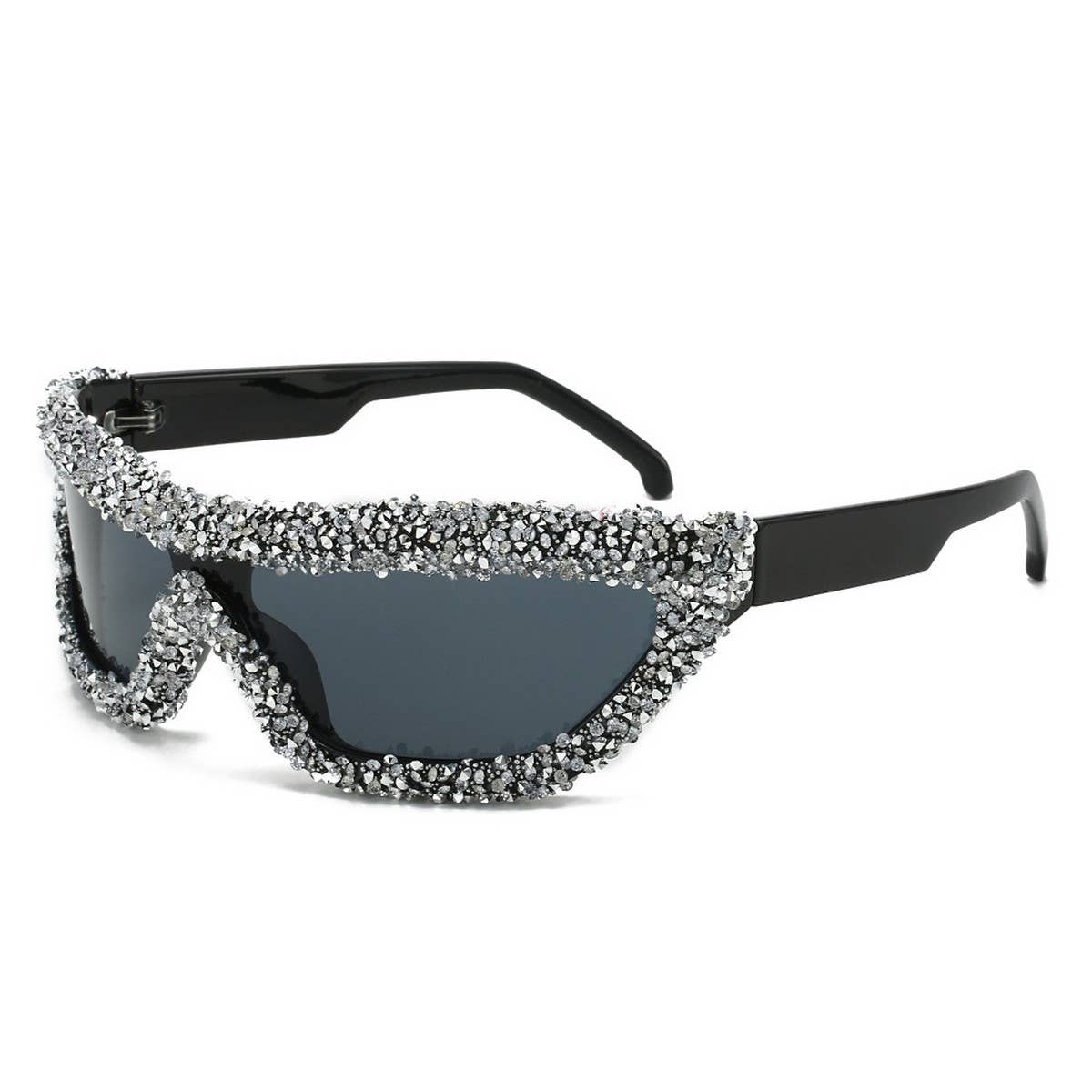 RHINESTONE ONE PIECE CYCLING SUNGLASSES_CWASG0834