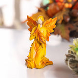AUTUMN MAPLE LEAF ANGEL RESIN DECOR_CWMM10000