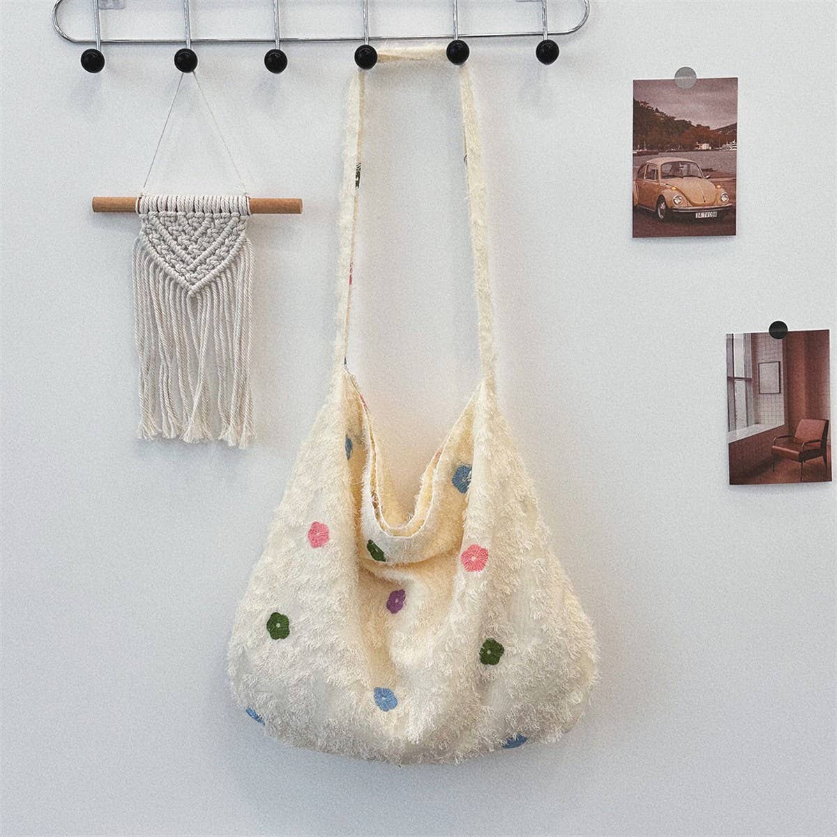 Cwab5810_Summer Lace Art Large Capacity Thin Underarm Bag