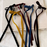 Velvet Ribbon Bow Hair Clip Ballet Style_Cwaha08047