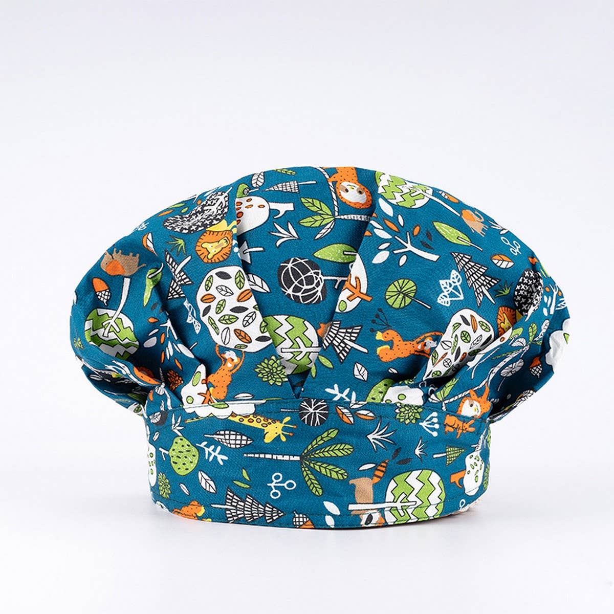 SURGICAL CAP MEDICAL PUFFY CAP PRINTED WORK CAP_CWAH3382