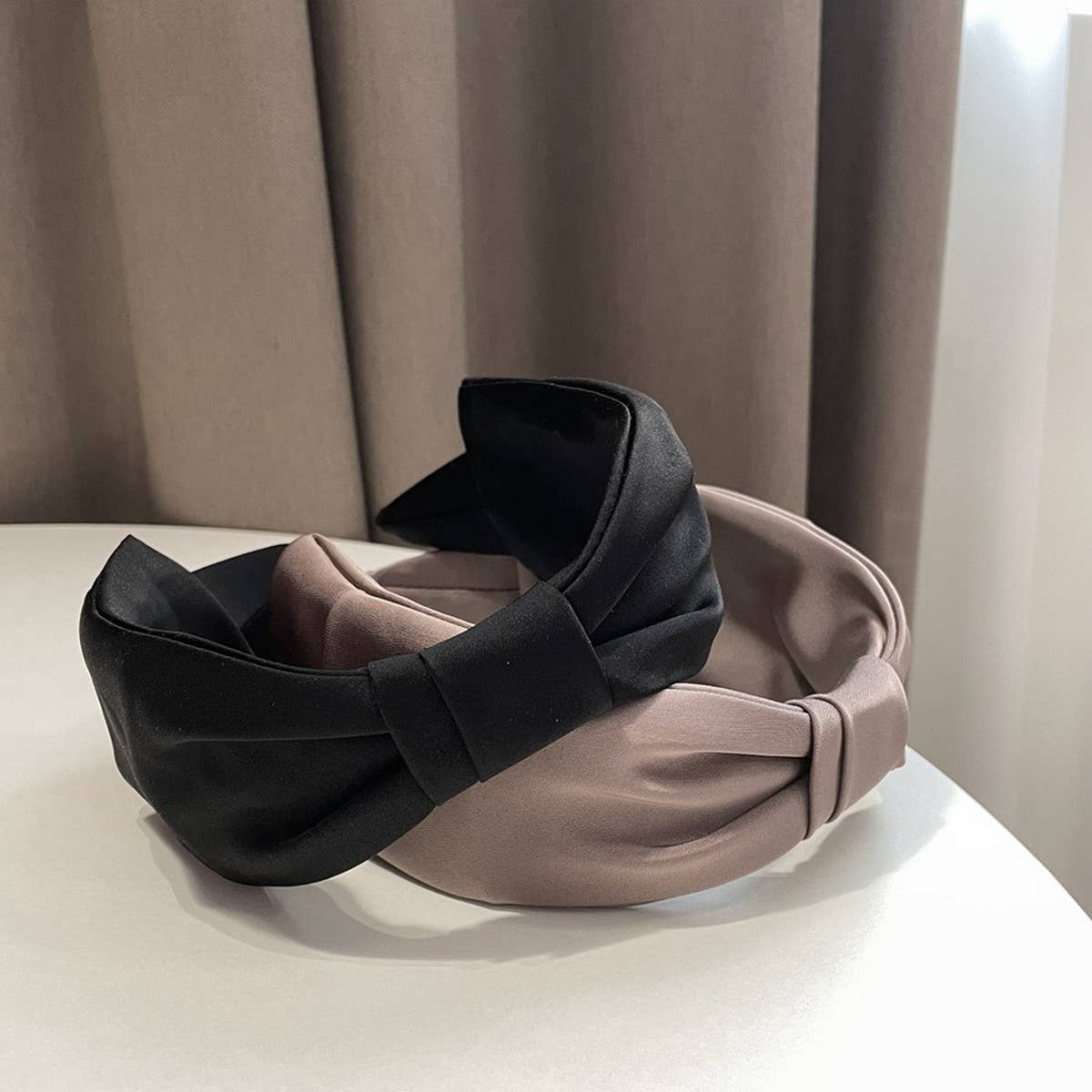 BOW ELEGANT SOLID COLOR HEADBAND_CWAHA2852