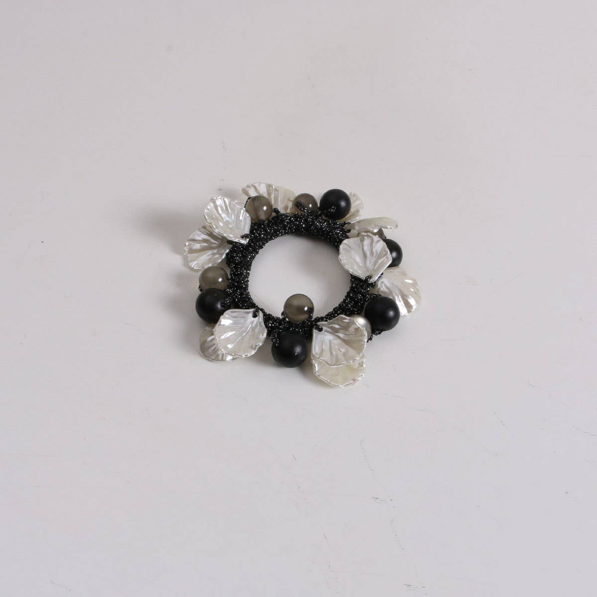 SHELL CAT EYE BEAD HAIR TIE CUTE PEARL NEW BAND_CWAHA6785
