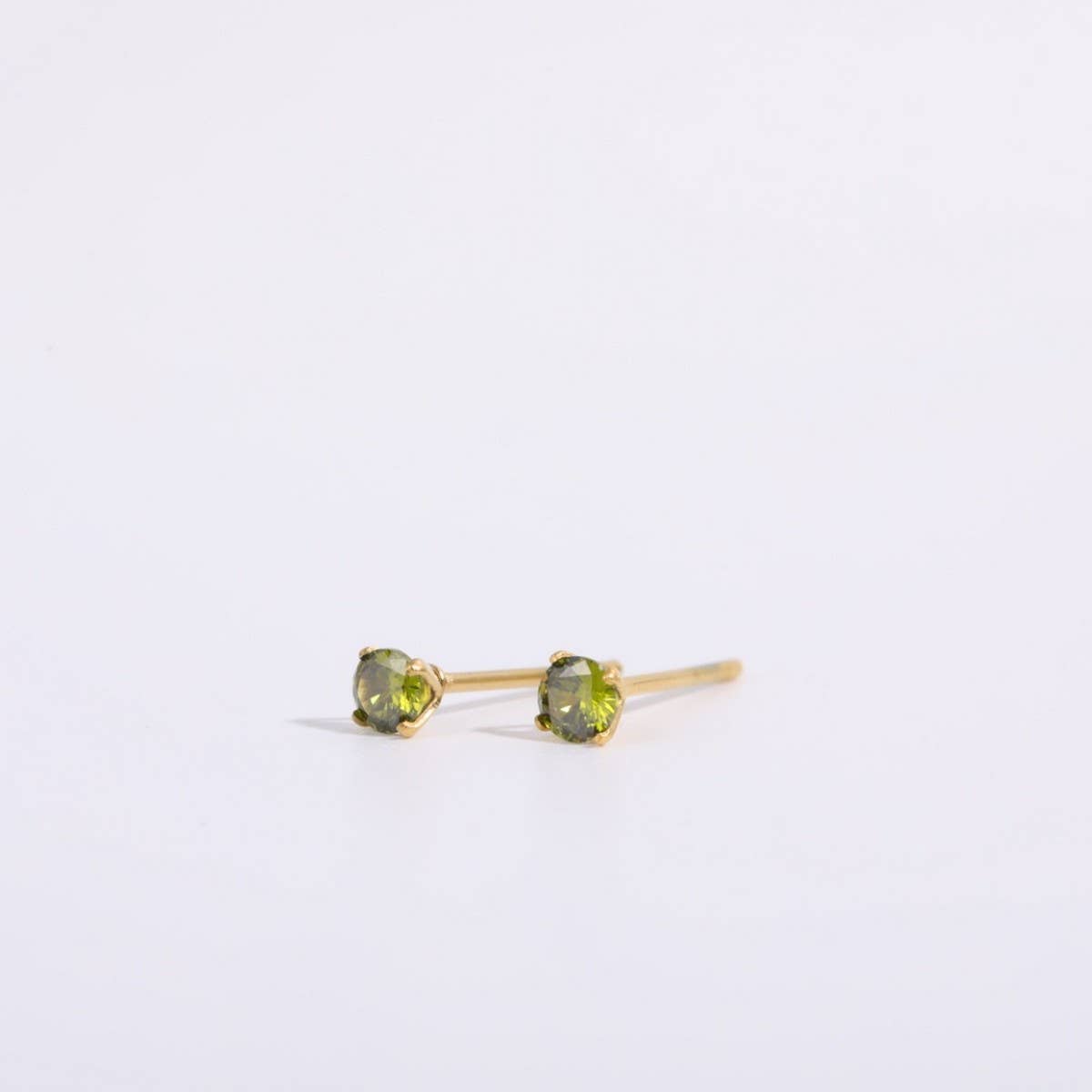 DECEMBER BIRTHSTONE STUD EARRINGS 18K ZIRCON_CWAJE5040