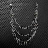 HIP HOP PUNK SPIKED DOUBLE JEANS CHAIN_CWMM4891