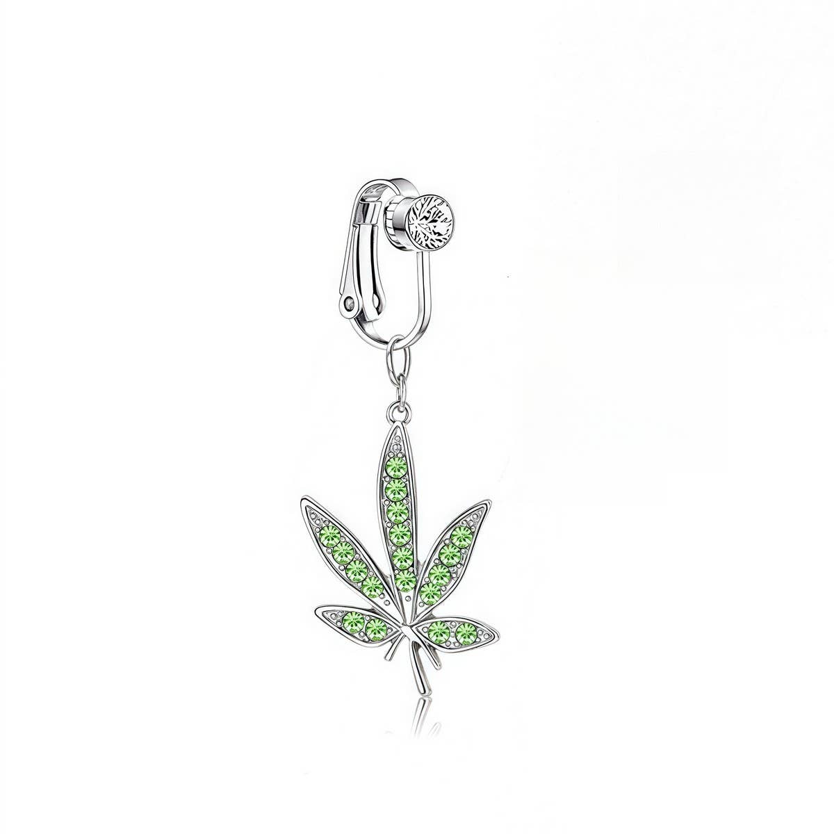 FAKE NAVEL CLIP NO PIERCING BELLY BUTTON RING_CWMM9190