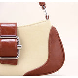 Vintage Patchwork Canvas Bag Crossbody Bag_Cwab1895