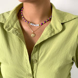 PASTORAL LETTERS RETROSTACKING NECKLACE_CWAJE1493