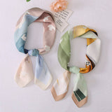 70Cm Satin Neck Scarf Chic Decorative Square Wrap_Cwasc0822