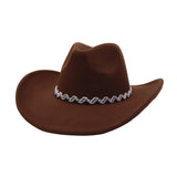 Western Cowboy Fedora Hat Ethnic Design_Cwah04437