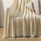 DOUDOU BLANKET FRINGED SHAWL BLANKET _CWMM0184