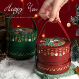 Christmas Apple Gift Box Holiday Pouch_Cwmm10570