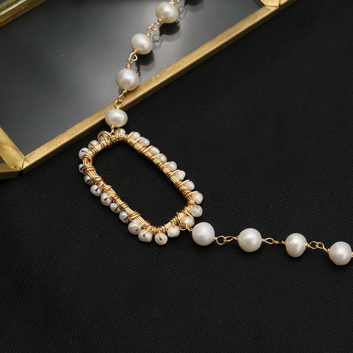 Womens All-Match Freshwater Pearl Necklace