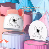 KIDS SILICONE SWIM CAP CARTOON FOR BOYS GIRLS_CWMM6782