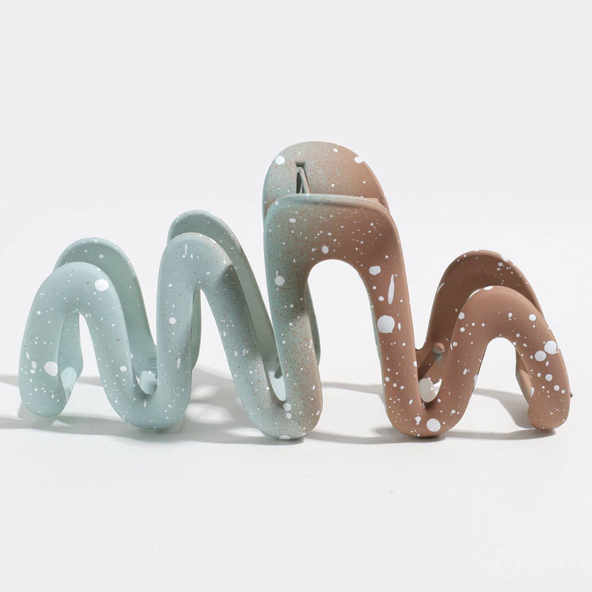 FASHION GRADIENT INK WAVE HAIR CLAW COMMUTER CLIP_CWAHA2205