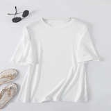Womens Casual Oversized Tee, Crew Neck Design