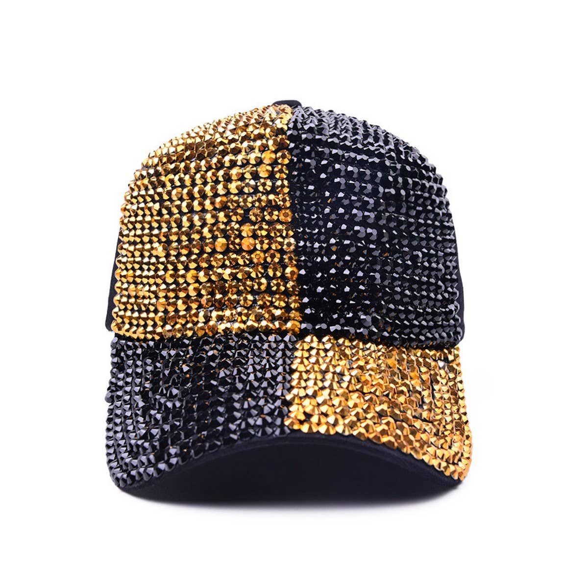 SUMMER BLING BASEBALL CAP STYLISH RHINESTONE HAT CWAH1236