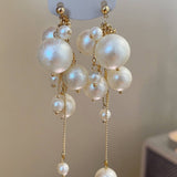 GENTLE AND ELEGANT PEARL TASSEL EARRINGS_CWAJE2175