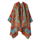 THICKENED CASHMERE SHAWL AND LONG CAPE_CWASC2140