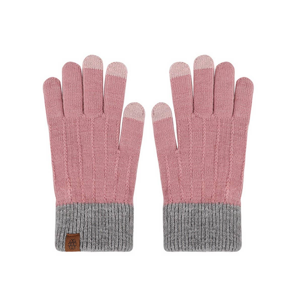 Winter Outdoor Warm Knitted Touch Screen Gloves_Cwag0392
