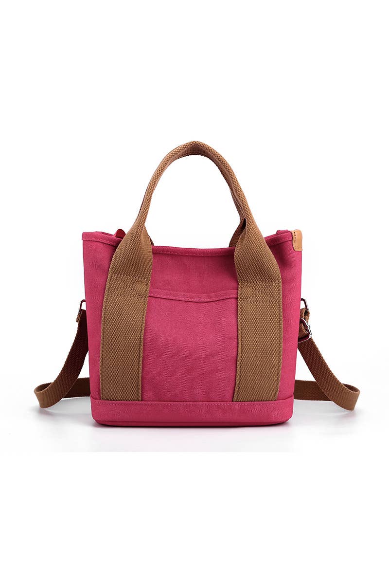 HANDLE LINE CANVAS CROSS BODY BAG_CUAB0101