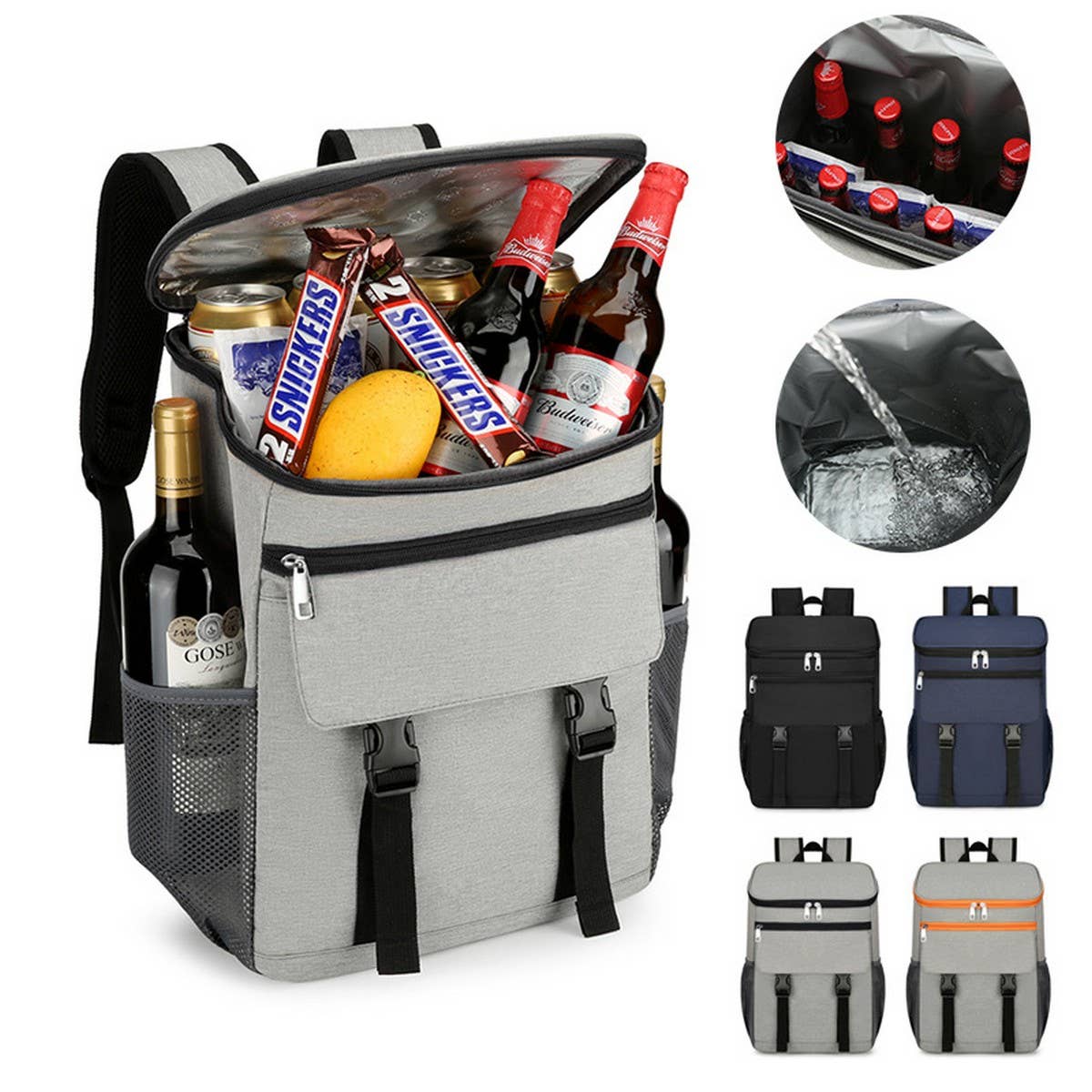INSULATED COOLER BACKPACK FOR PICNIC HIKING_CWAB5420