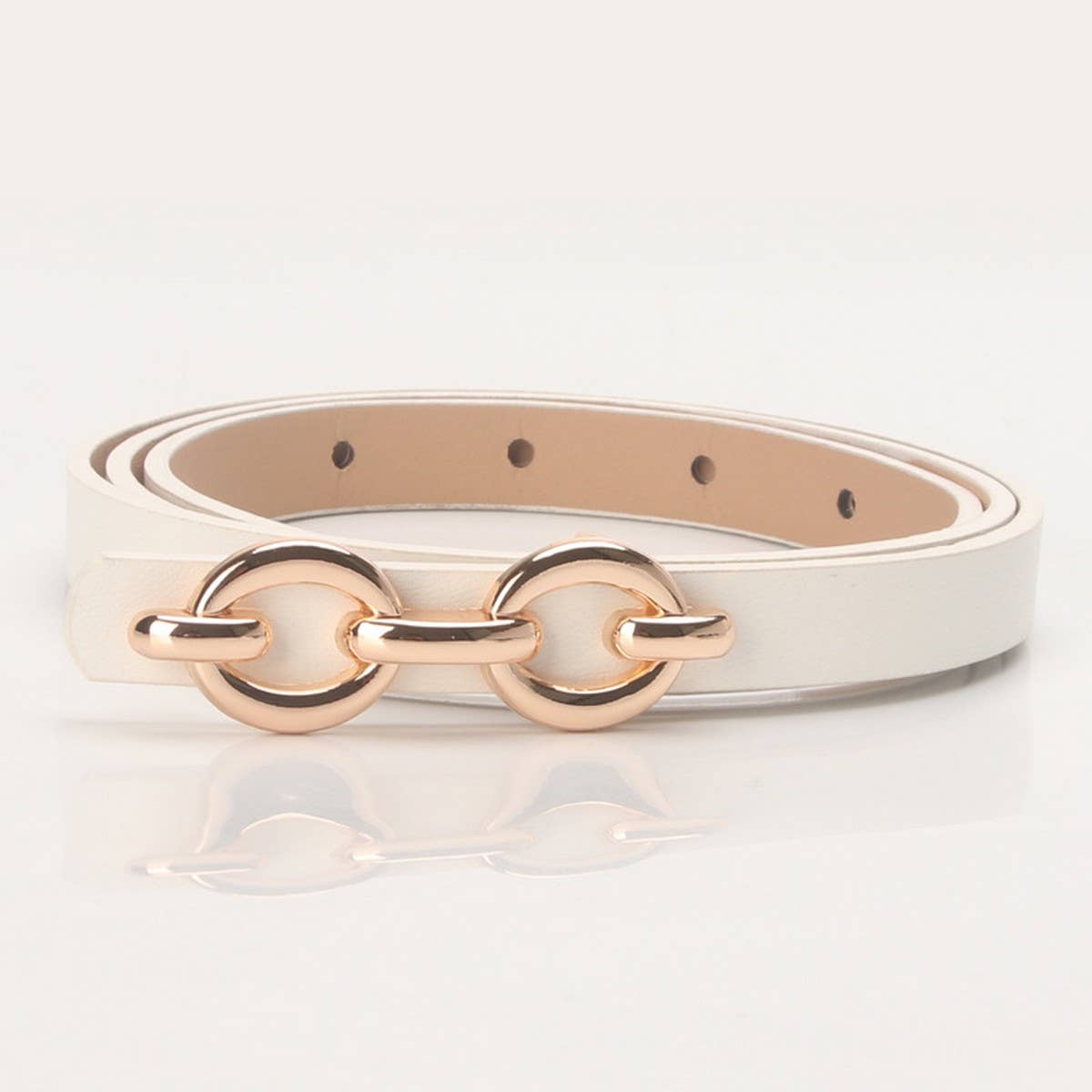 CLASSIC SIMPLE CHAIN BELT BUCKLES THIN BELTS_CWABE0397