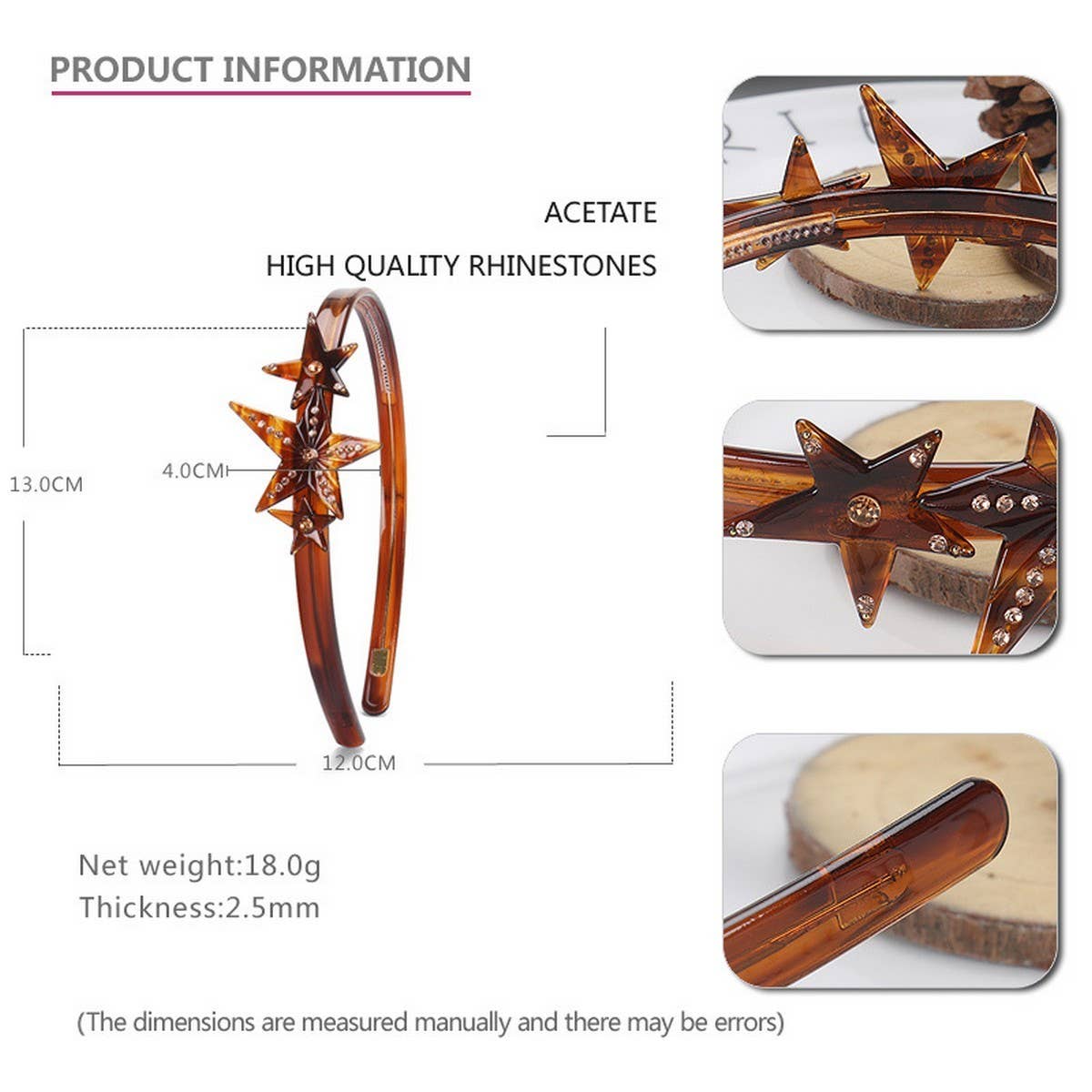 ACETATE STAR HEADBAND WITH DIAMONDS_CWAHA4374