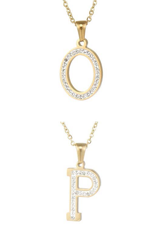 FASHION ALPHABET PENDANT CHARM NECKLACE_CWAJE219