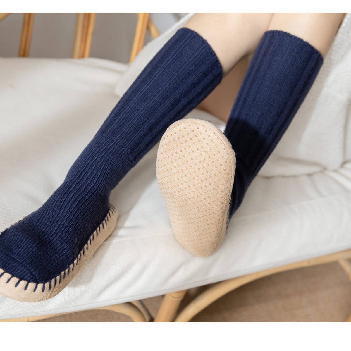 Winter Floor Socks Fuzzy Indoor Slipper Shoes_Cwms0725