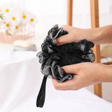 BATH POUF50G BAMBOO CHARCOAL BLACK BATH BALL_CWMM3362