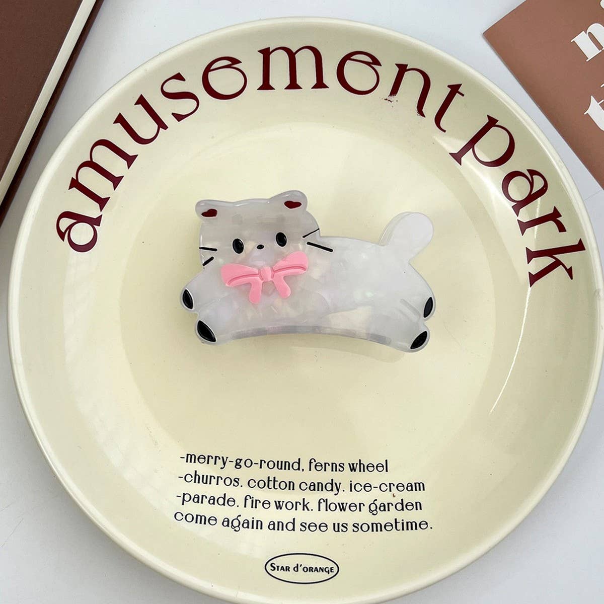 CUTE ANIMAL ACETATE CLAW CLIP CARTOON HAIR GRIP_CWAHA5888