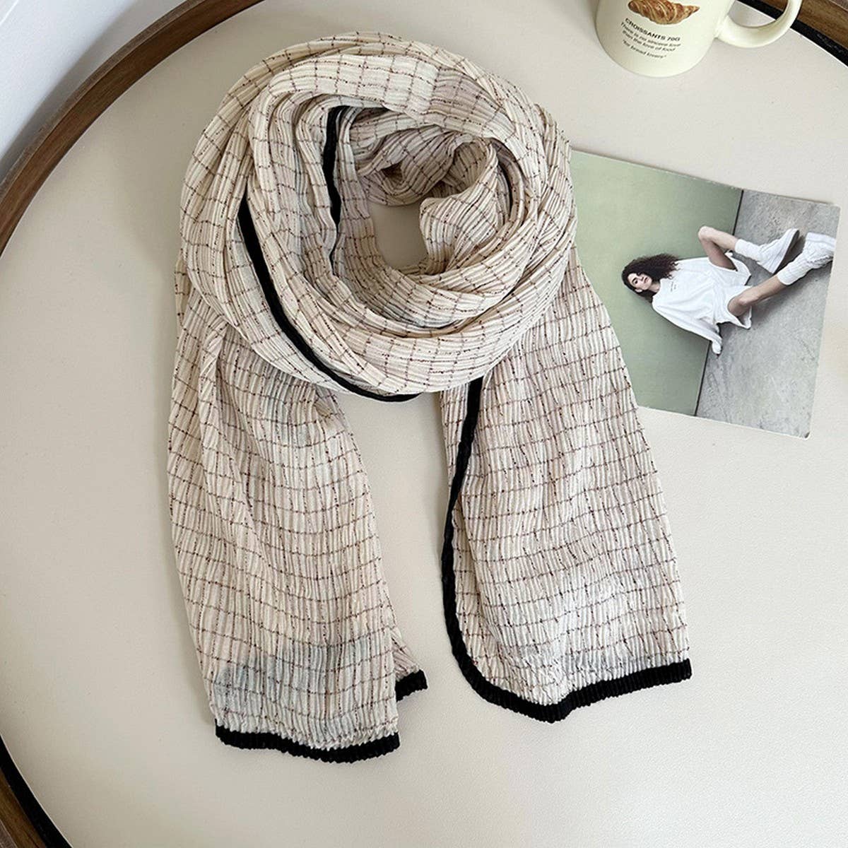 Casual Thick Warm Plaid Scarf_Cwasc1414