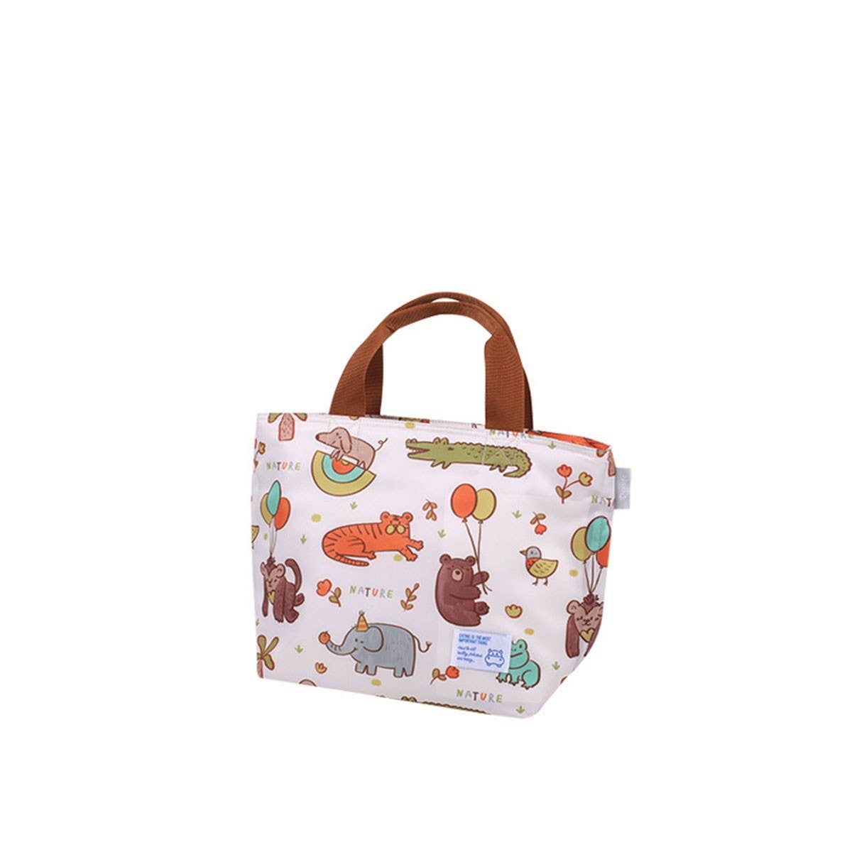 COLORFUL PRINTED WATERPROOF PICNIC LUNCH BOX BAG_CWAB1828