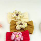 SOFT BABY HEADBAND WITH FLOWER NYLON STRETCH_CWAHA6721