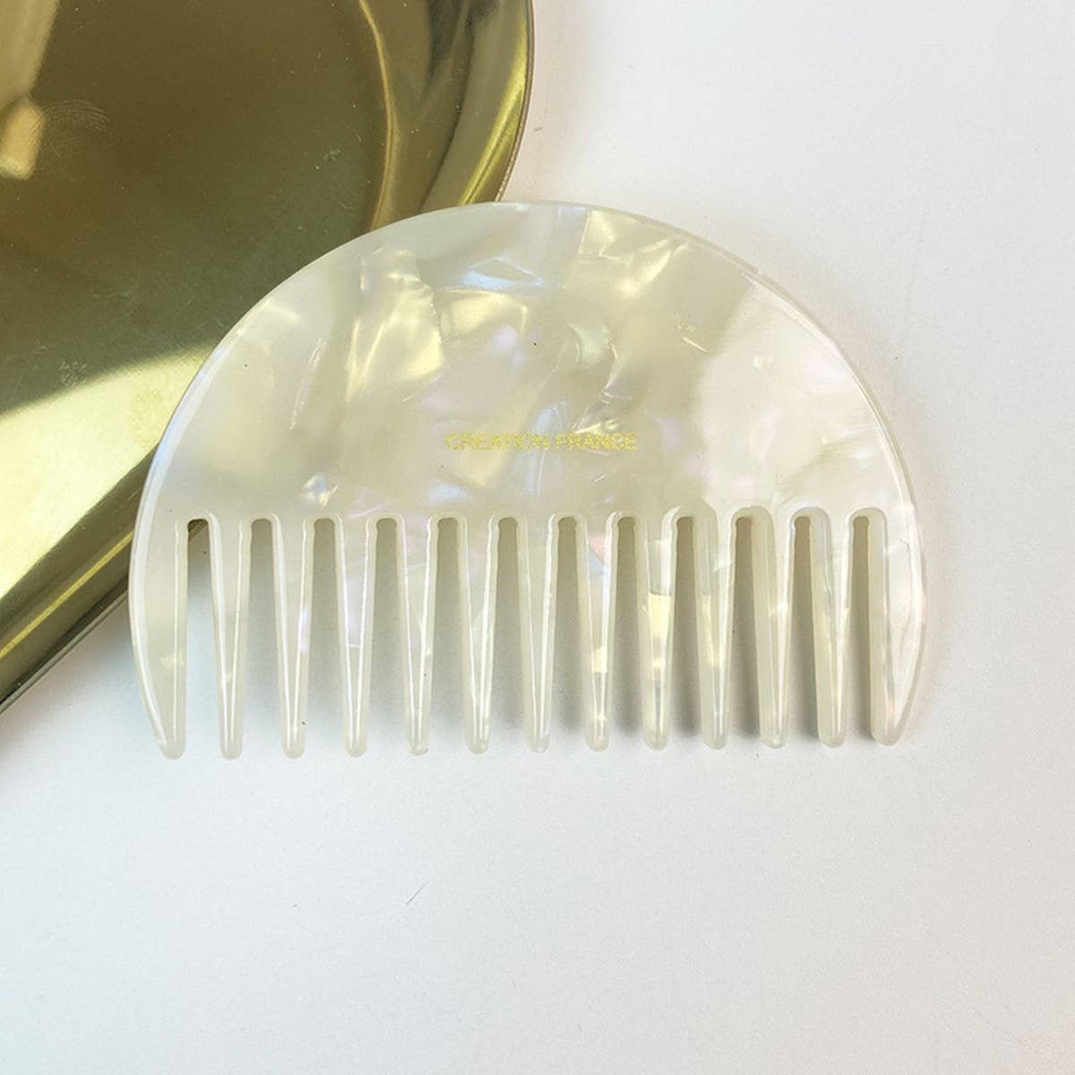 GEOMETRIC ACETATE COMB VINTAGE CUTE STYLE_CWMM6400