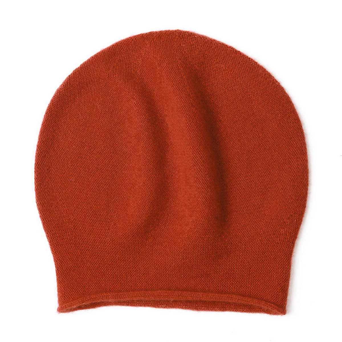 Womens Knit Beanie War Cashmere Cuffed Hat_Cwah3993