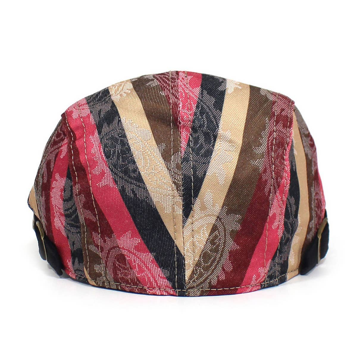 2024 NEW STRIPED PRINTED BERET FORWARD CAP_CWAB2920