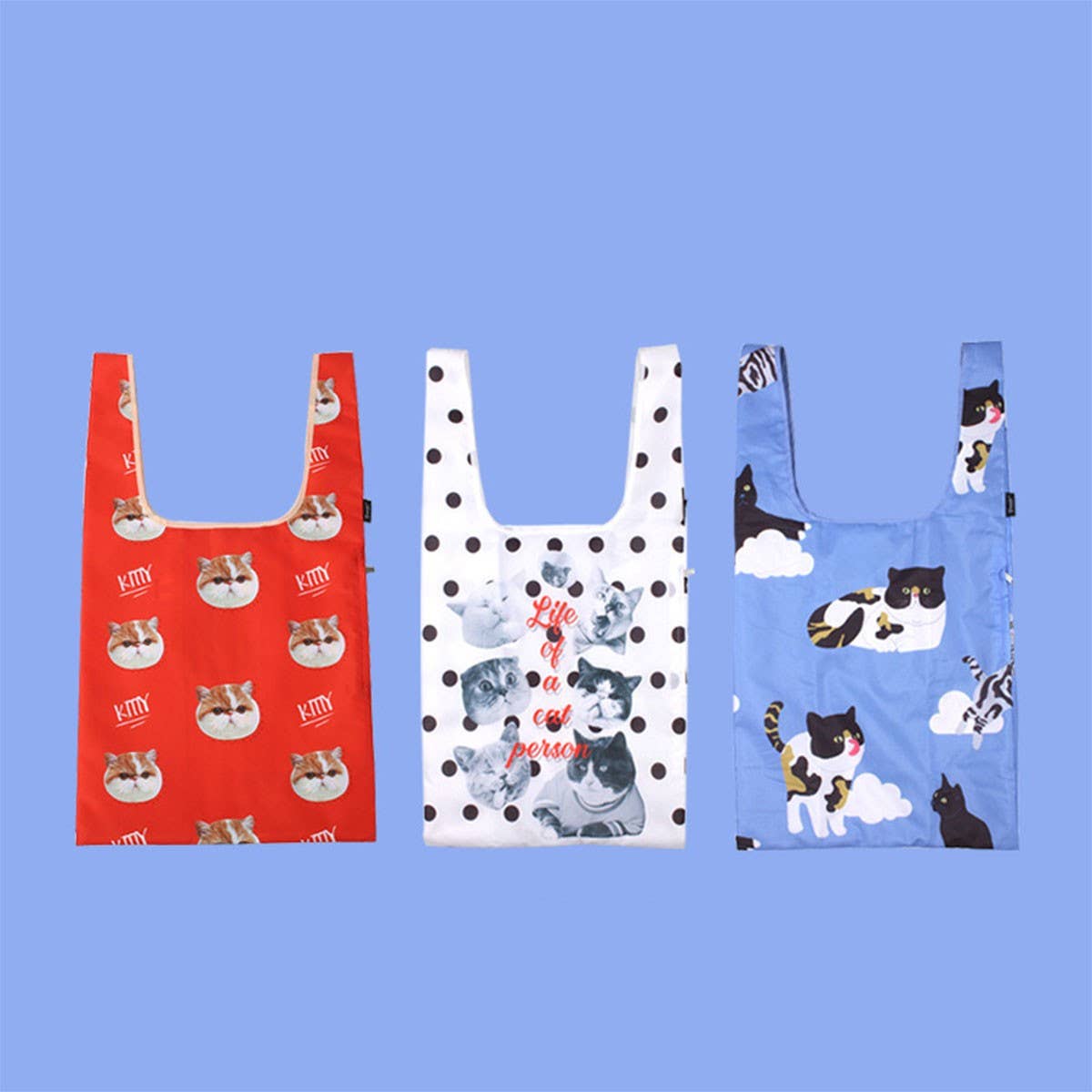 FOLDING DOUBLE SHOPPING BAG LARGE HANDBAG_CWAB1818