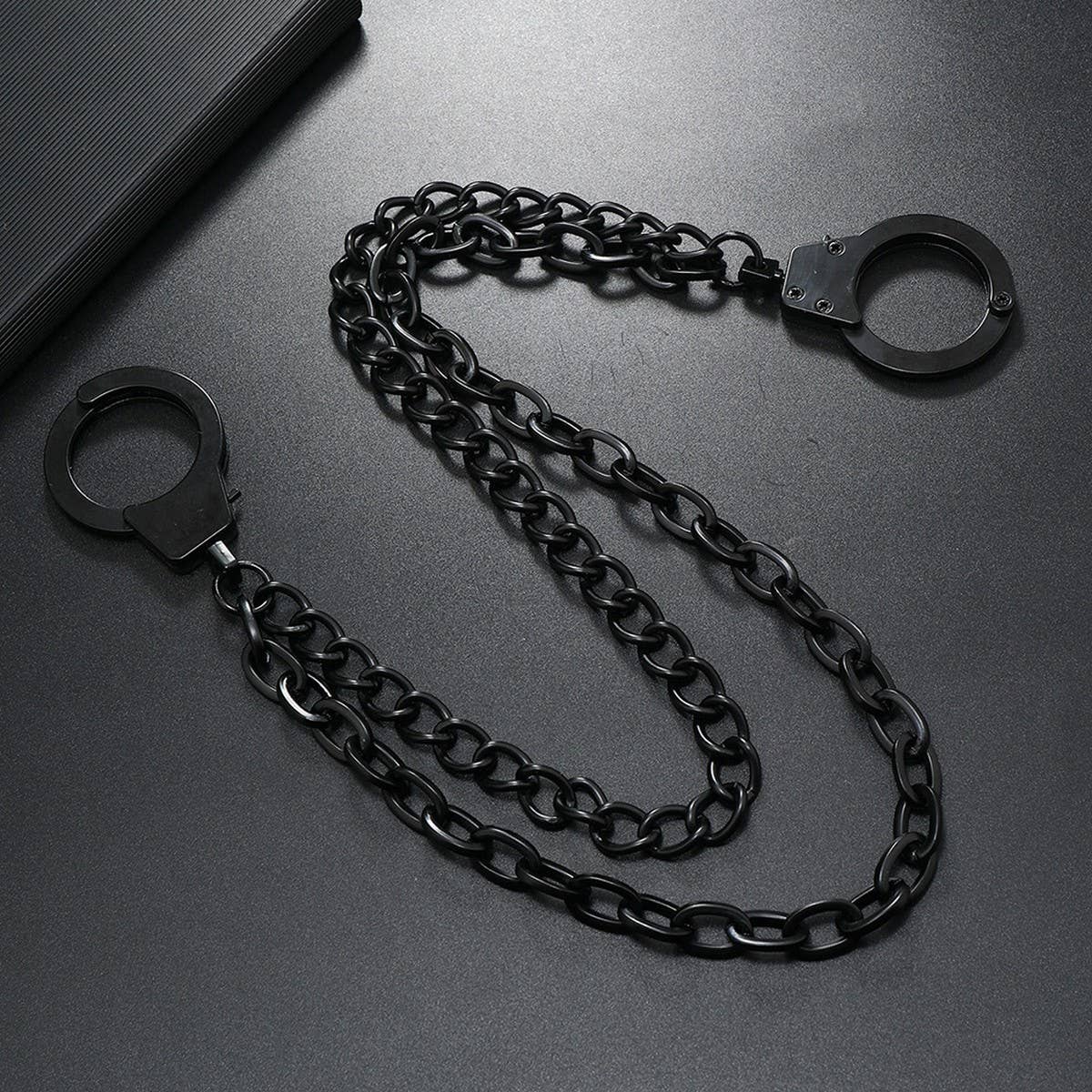 CREATIVE ALLOY HANDCUFFS CHAIN HIP HOP PANTS CHAIN_CWMM4826