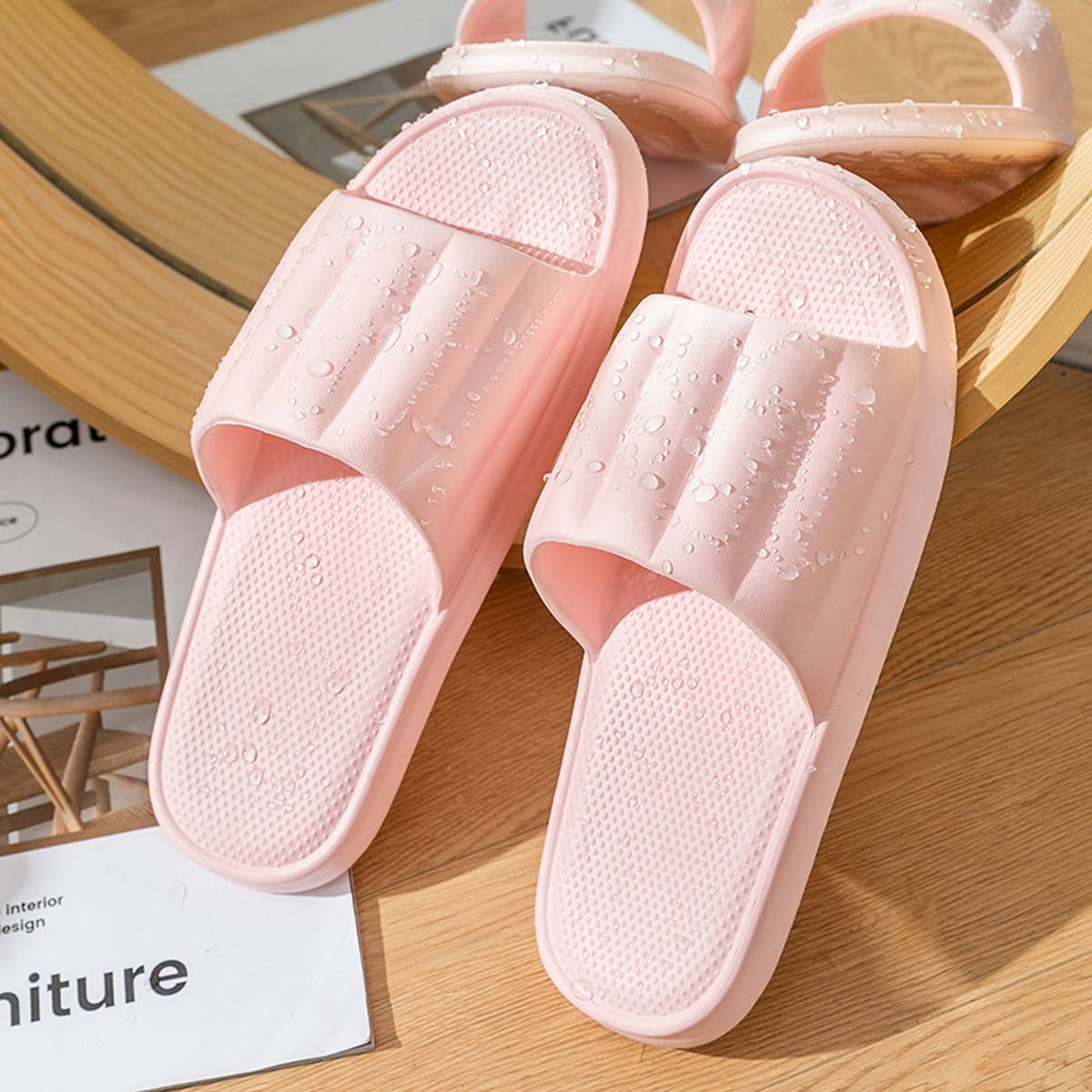 Household Indoor Bathroom Bathing Slippers_Cwshs0622