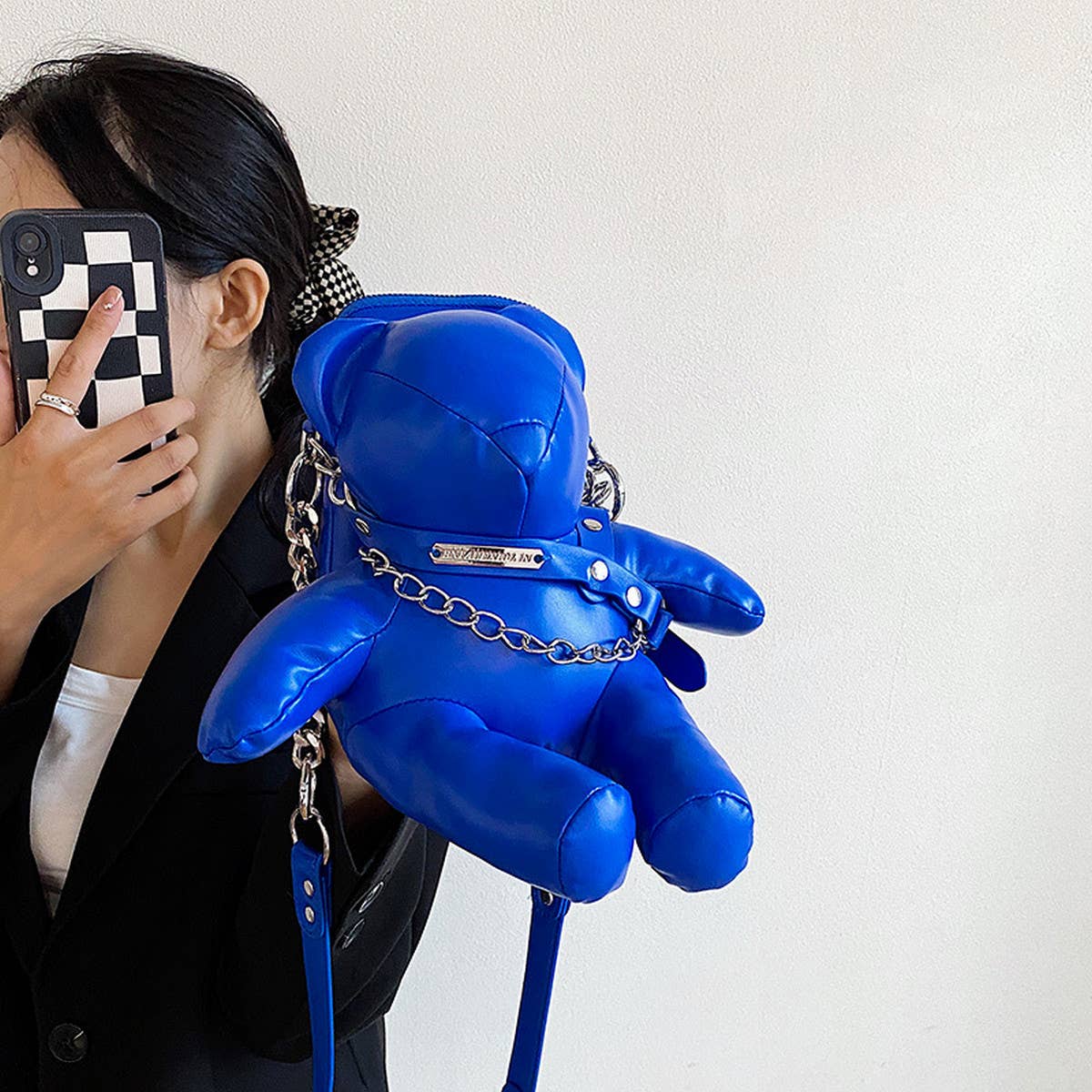 FASHION CUTE BEAR ONE SHOULDER CHAIN BAG_CWAB0988