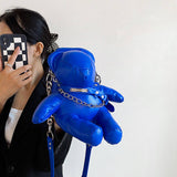 FASHION CUTE BEAR ONE SHOULDER CHAIN BAG_CWAB0988