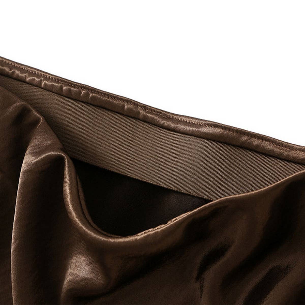 SATIN FISHTAIL MIDI SKIRT WITH SLIMMING FIT_CWBMS0334