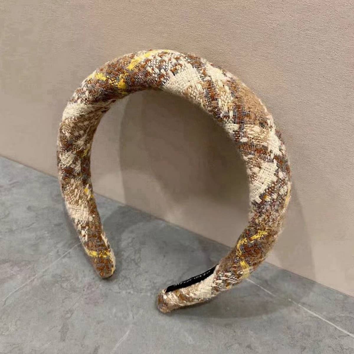 AUTUMN AND WINTER HIGH END PLAID HEADBAND_CWAHA2865